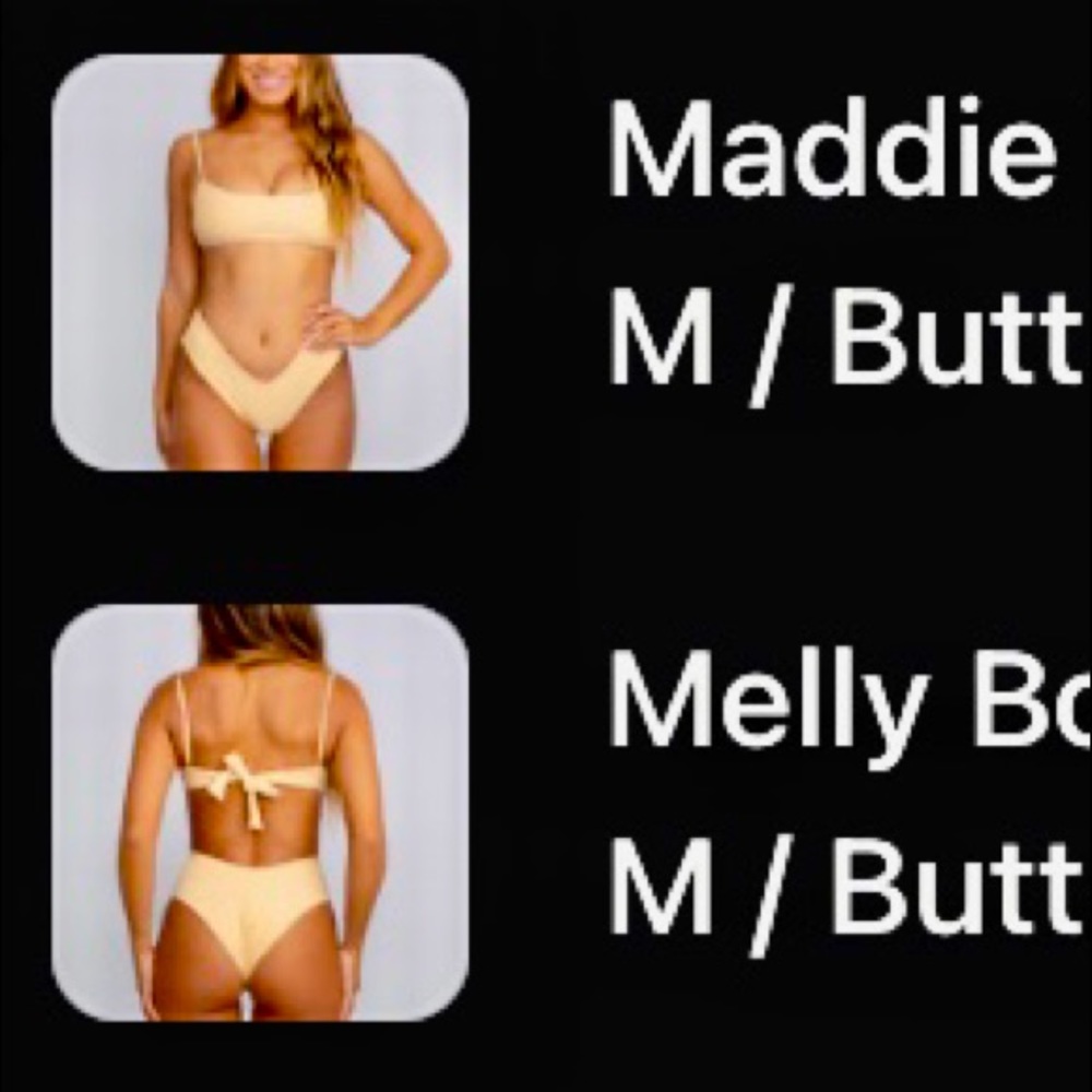 Skatie Buttercup Bikini NWT